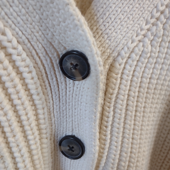 Everlane The Texture Cotton Cream Cardigan - Picture 5 of 8